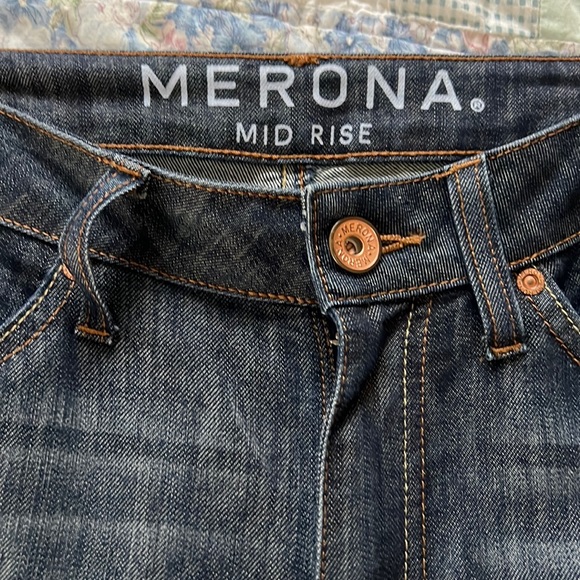 Merona Mid Rise Crop Jeans-Size 12 - Picture 3 of 3